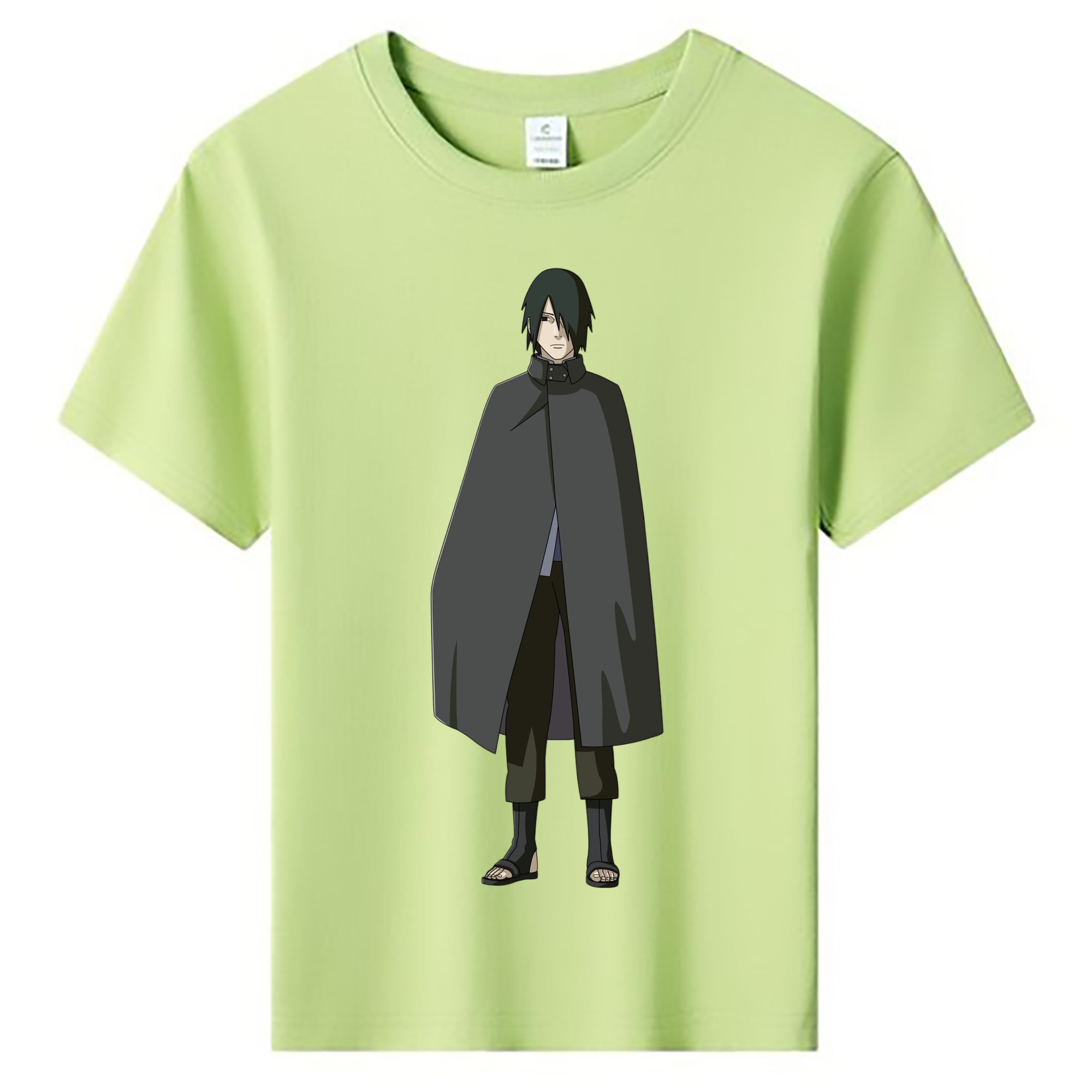 （画像用） NARUTO -ナルト- うちは サスケ Uchiha Sasuke 綿100％キッズTシャツ（フロントプリント）